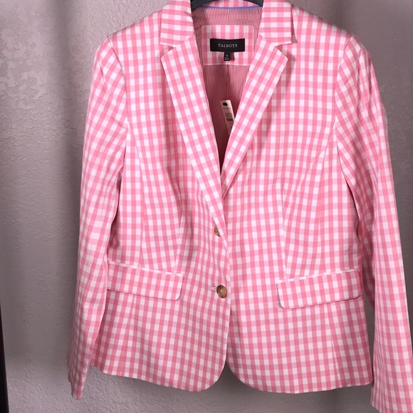 pink gingham jacket